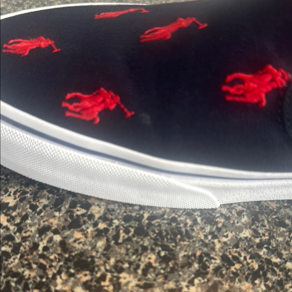 Polo Ralph Lauren Navy Slip-On Sneakers - Picture 8 of 10